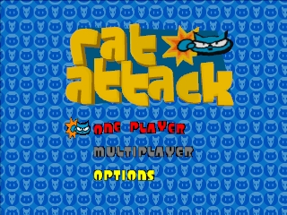 Rat Attack title screen for Nintendo 64